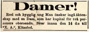 Se upp för dylika annonser.