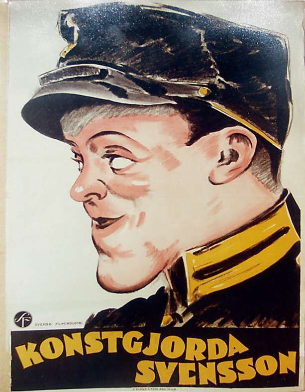 Konstgjorda Svensson var Fridolfs första ljudfilm.