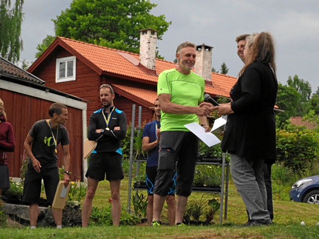 – Nu får vi chans att visa upp de vackra miljöer vi har, säger Lars-Olof Sarenmark, en av initiativtagarna till Skibbârg Run i den lilla dalabyn Skeberg.