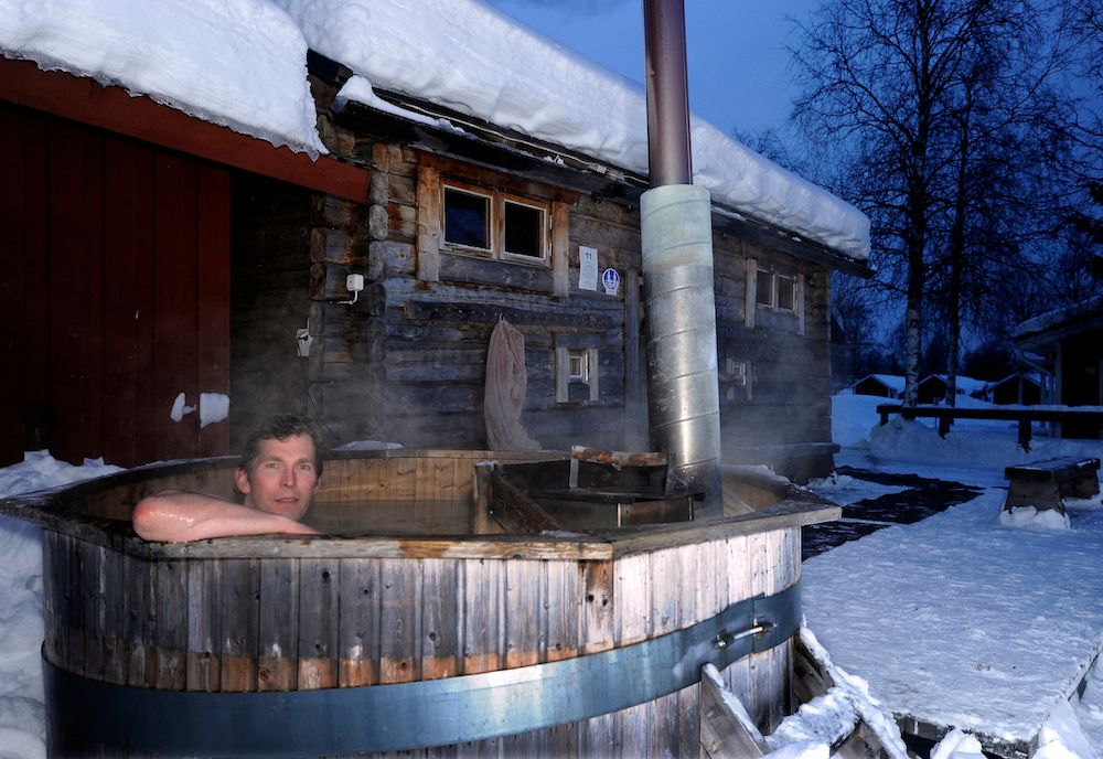 Inte en bastu men lika varm och god. Dessutom med bättre utsikt.