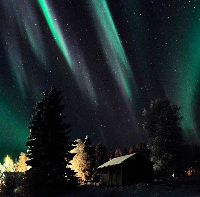 Hemma hos Isabell Lundberg i Västra Skråmträsk, Västerbotten.