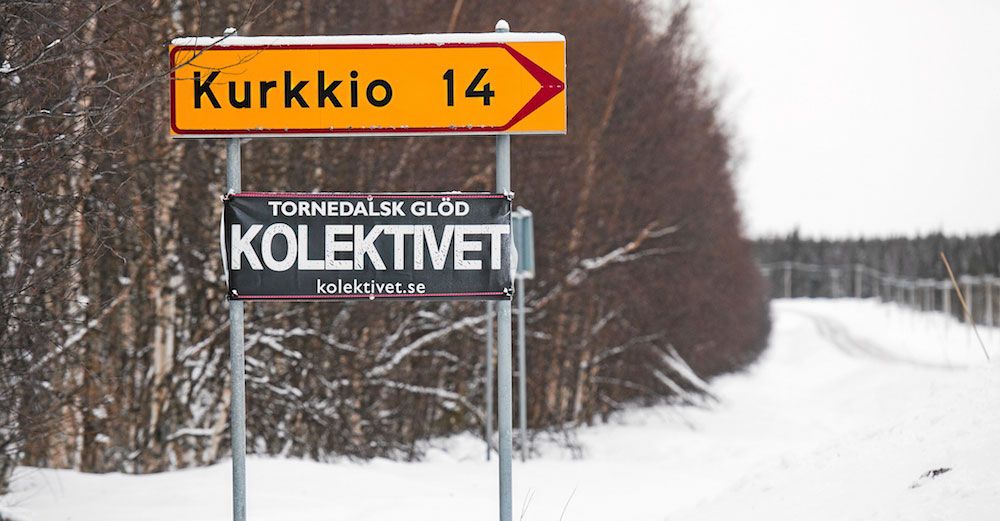 Kolektivet har fått egen skylt - och sätter Kurkkio på kartan.