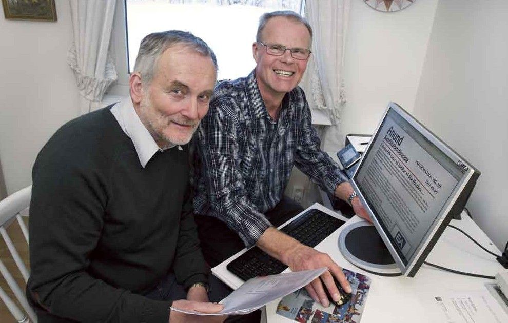 Lars Björklund och Christer Larsson har fått ett helt annat tempo i sina datorer.