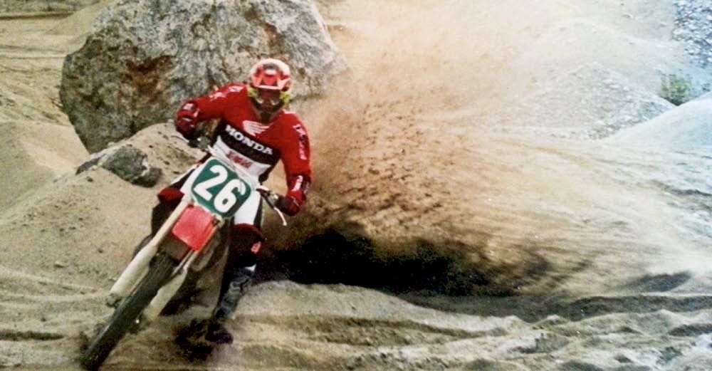 MOTOCROSSTJÄRNA. Anders tillhörde landets elit i sin ungdom.