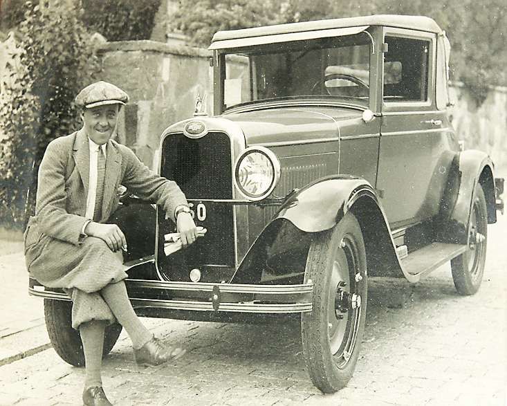 Fridolf körde helst amerikanska bilar.