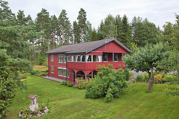 Skogsvillan utanför Katrineholm är på 160 kvadrat.