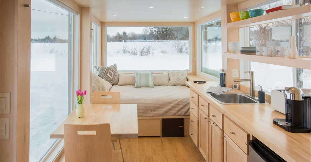 Tiny house movement inspirerar till att bygga litet men smart.