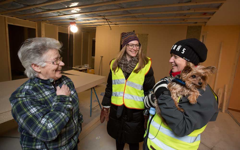 Arbetet med generationsboendet har också fört byborna närmare varandra.