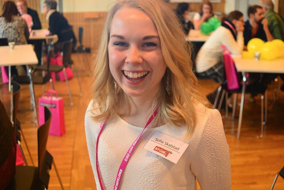 Sofie Skalstad, 21 år, kläckte idén till Nytänk i Vuollerim. Ikväll är hon med i #ettsverige på SVT när landsbygden ska debatteras.