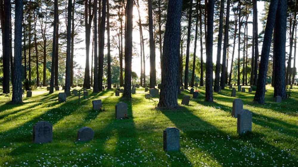 Skogskyrkogården är en modern, grön och naturlik begravningsplats.