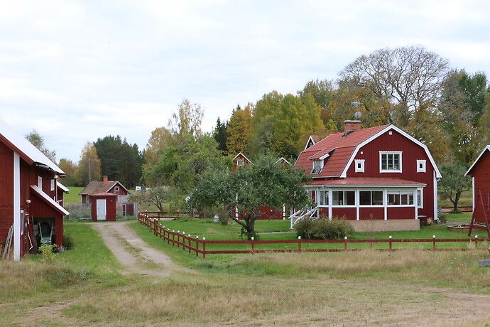 Lantlig idyll utanför Boxholm.