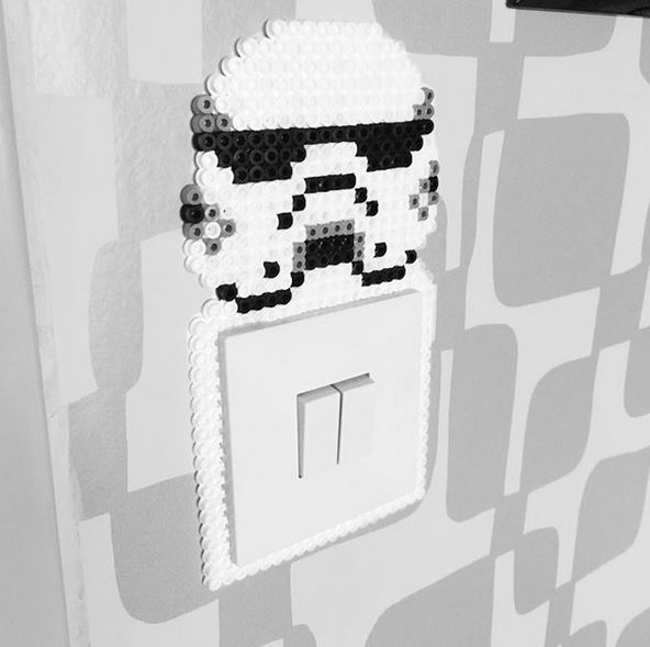 I sonens rum passar det bra med stormtrooper från Star Wars. Foto: Therése Larsson
