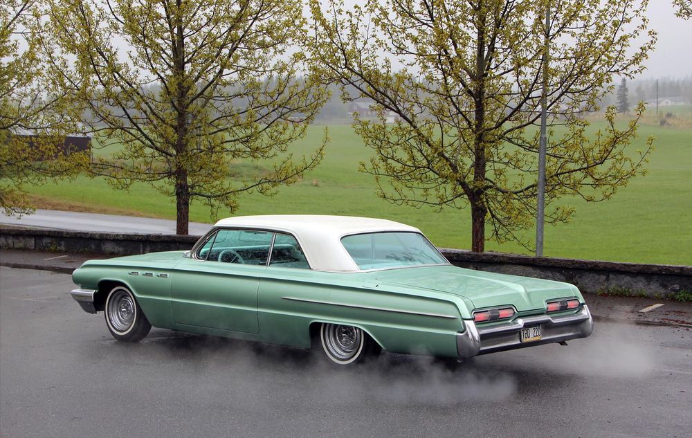 En Buick LeSabre från 1962 i kulören Willow Mist. Foto: Maths Pålsson.