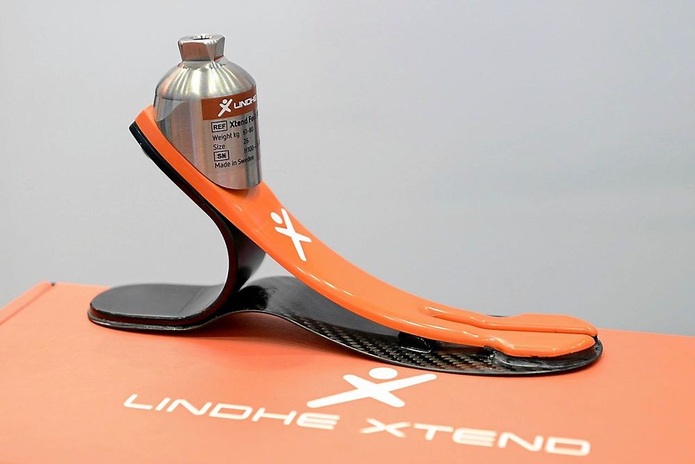 Christoffer Lindhe har utvecklat en fotprotes som gett både honom och hundratals andra ett friare liv.