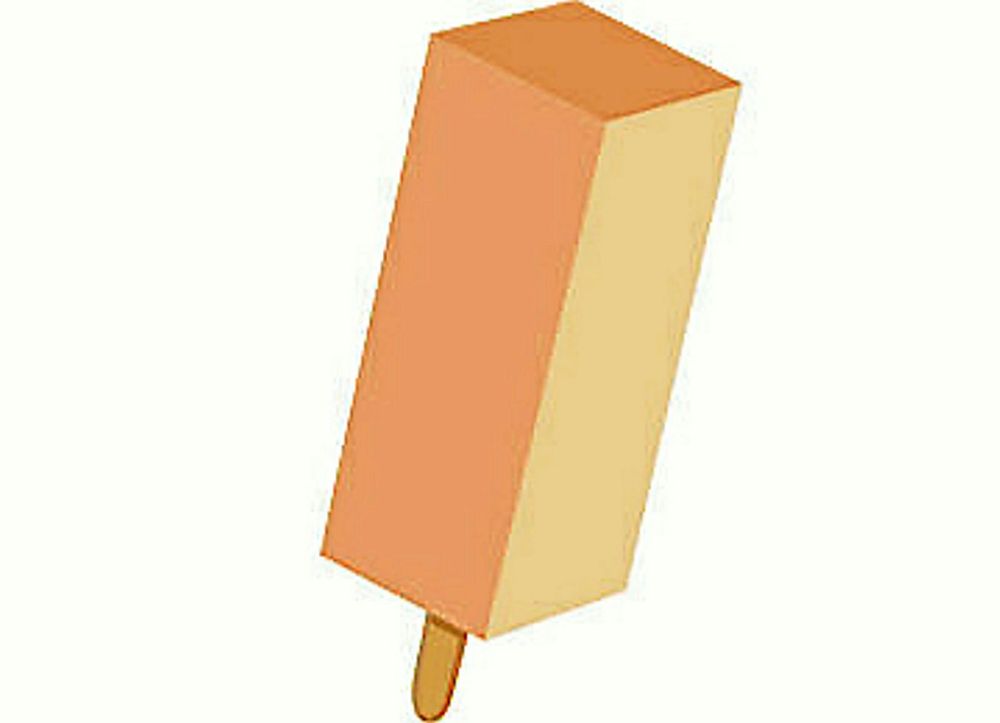 En illustration av den klassiska Puckstången som var den kubiskt formad. 