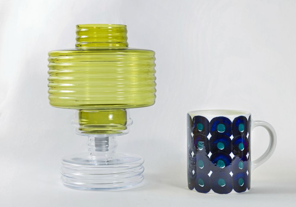 Lampan från Rihimäki och koppen från Iittala värderas högt.