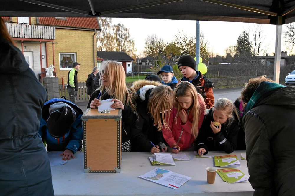 Tindra Gustavsson-Lund är en av många unga som röstade i Fredriksdal. Hinderbana och upprustad badplats blev Tindras val.