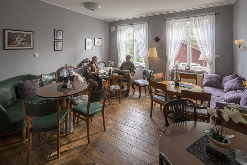 Klassiskt kafferum på kaféet. Foto: LRF Konsult.