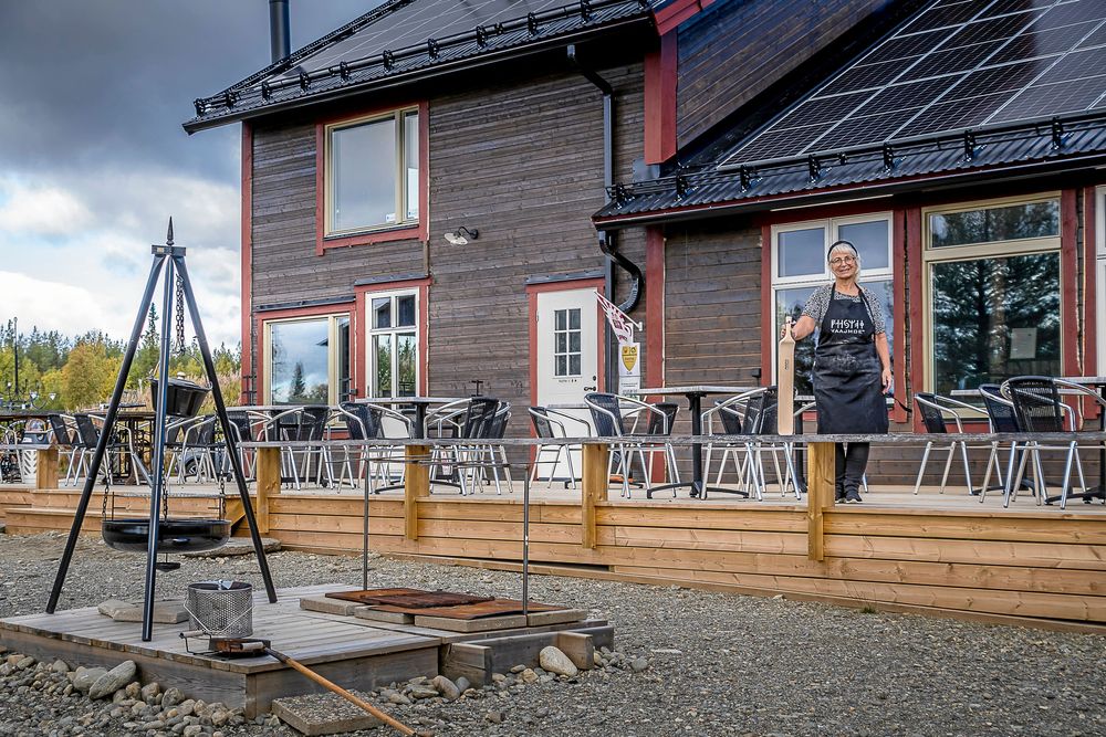 Drömmen har blivit verklighet. Annika Collén har byggt sitt bageri och café på eget skogsskifte.