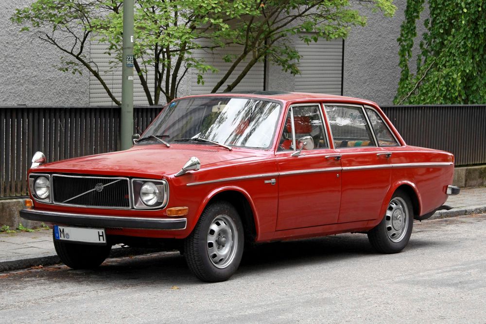 Volvo 142, syntes överallt.