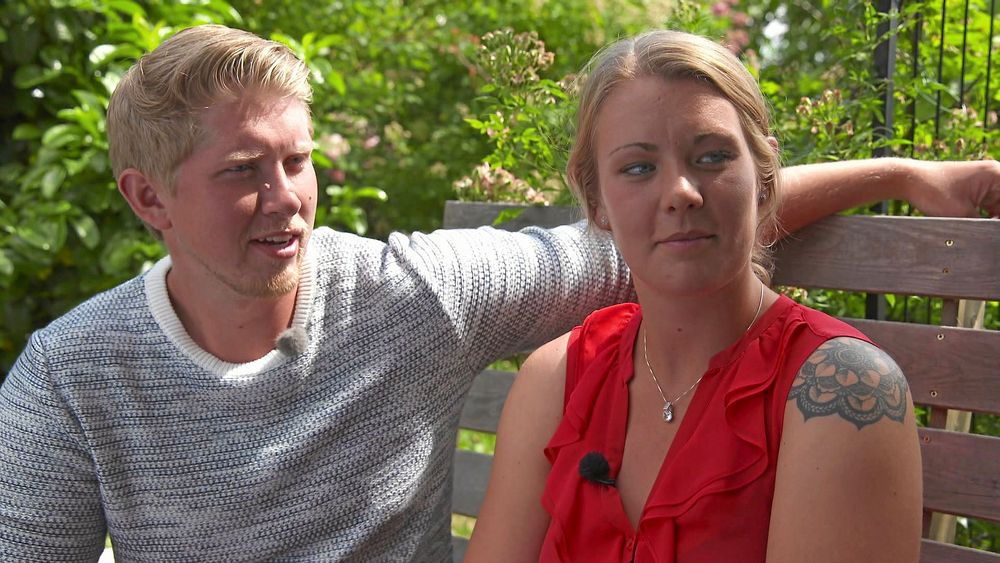 Hönsbonden Erik hade svårt att visa sina känslor men valde i slutändan Alicia.