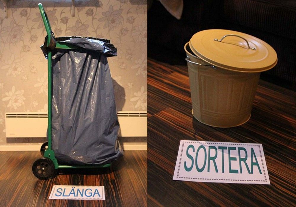 Gör tydliga högar med skyltar. Vad ska slängas, sparas och säljas? Gör också en hög med sådant du måste sortera och gå igenom extra noga.