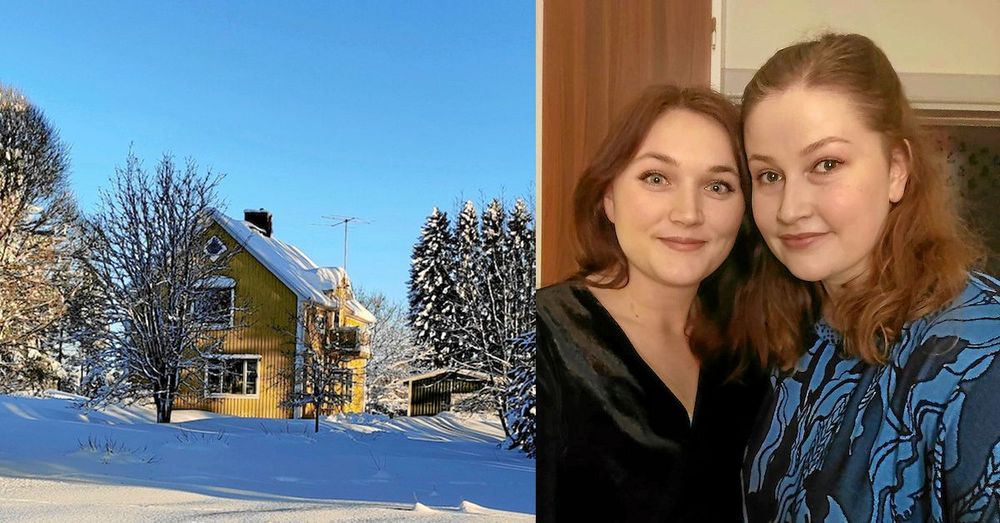 Frida Norum och sambon Amanda Strömberg flyttade till Tvärålund i december 2020 och stortrivs.