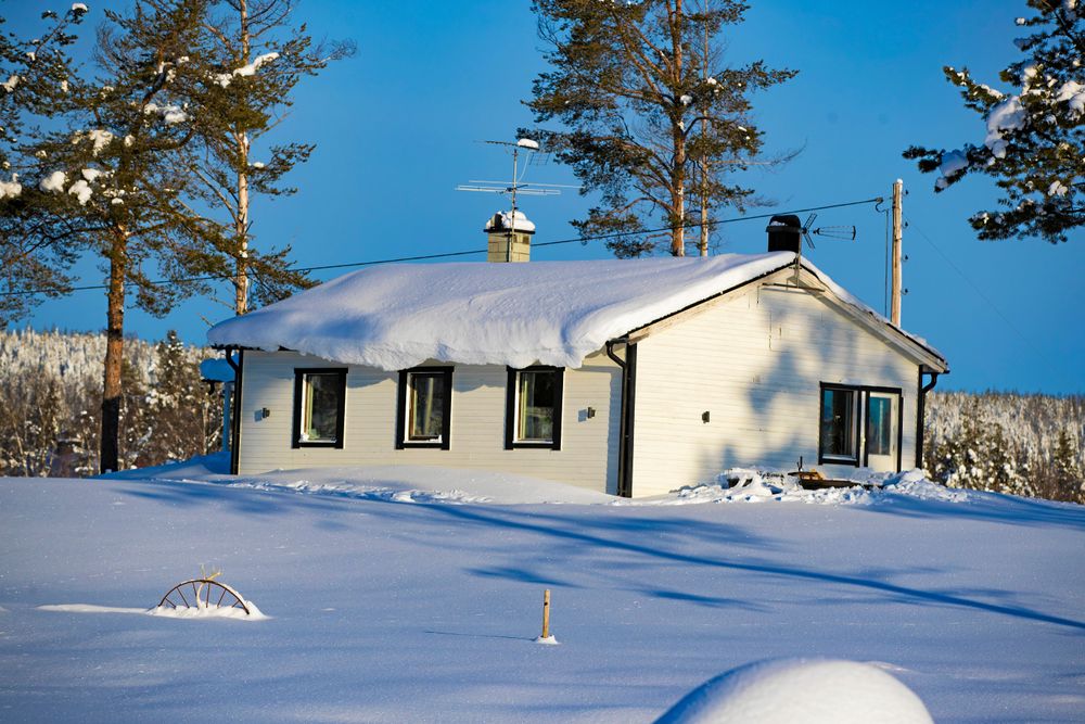 I det här huset på "Lillheda" bodde en gång Stig och Linnea Engman. Det blev Daniel Skogqvists första renoveringsprojekt i byn.