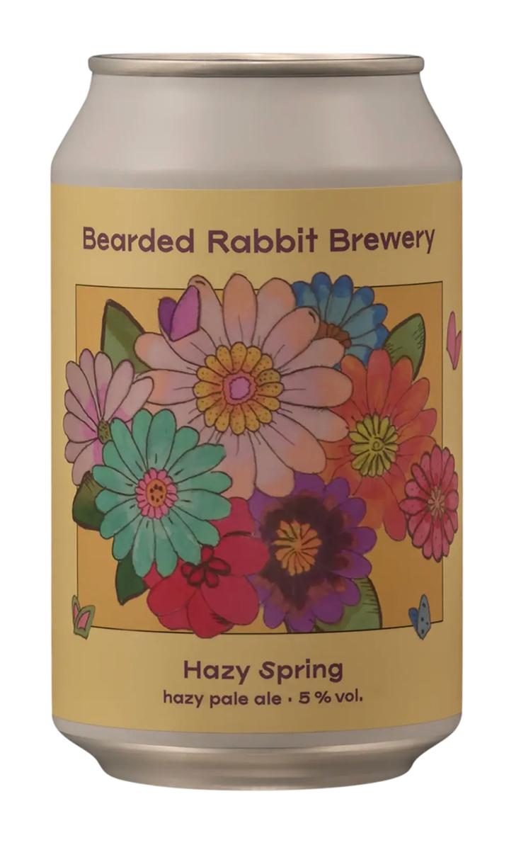 Hazy spring från Bearded Rabbit brewery.