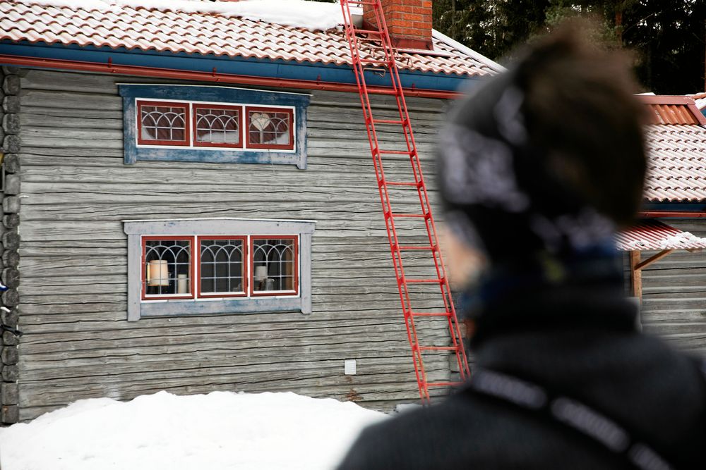 Det gamla omoderna torpet var allt som fanns när David köpte skogstomten. Nu har renoverat och byggt ut torpet till ett rymligt boningshus.




