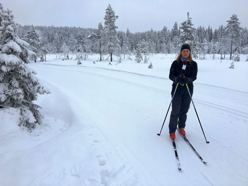Den värmlänska pärlan Långberget, inte långt från Sysslebäck, ligger över 600 meter över havet och har ofta bra med snö.