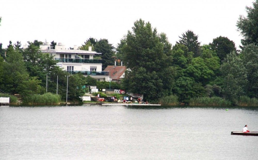 Huset i Wien hade utsikt över Donau.