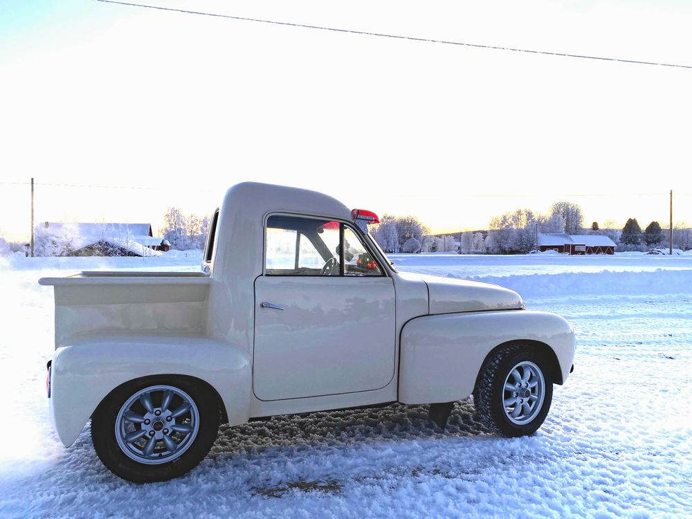 Matildas äkta EPA med klassiskt "kapad" bakdel - en Volvo Duett från 1962.