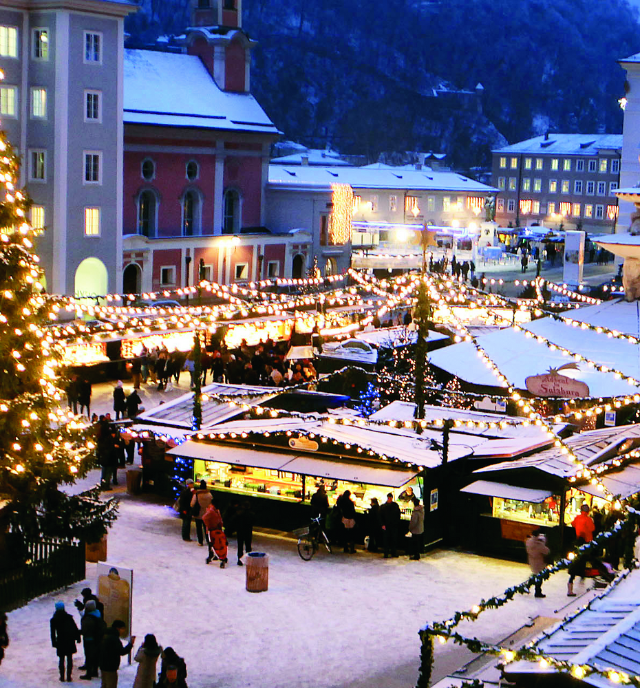 julmarknad i Salzburg