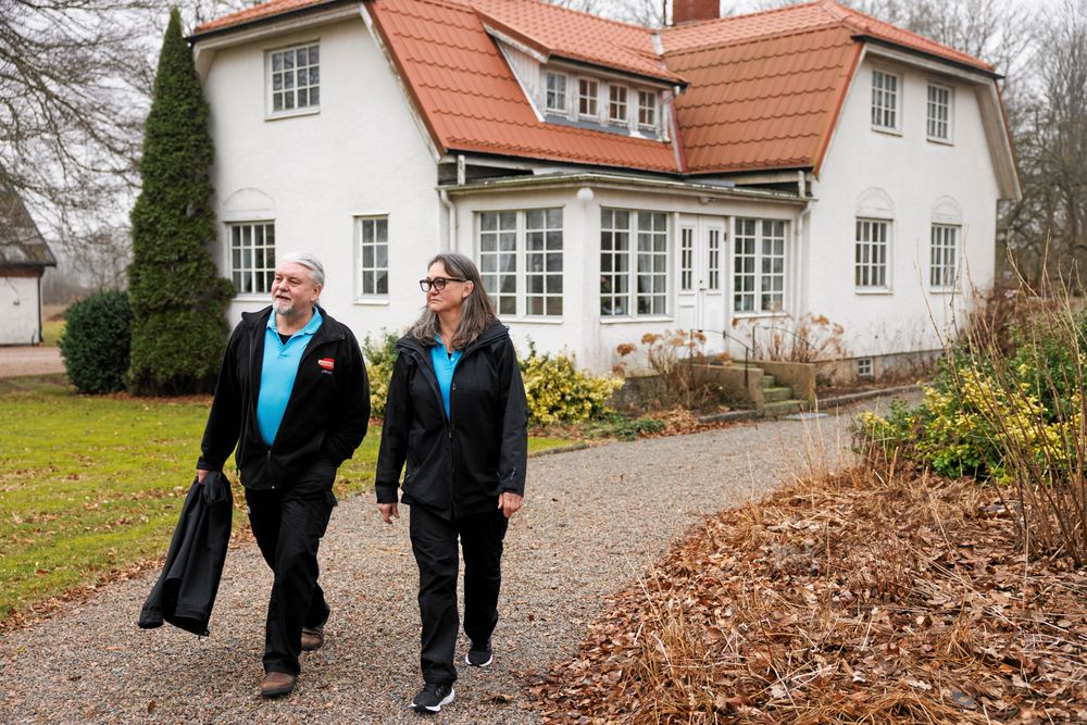 Lars-Gunnar och Elisabeth föll direkt för huset och läget i Långås.