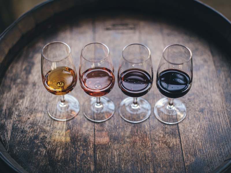 Fyra glas vin