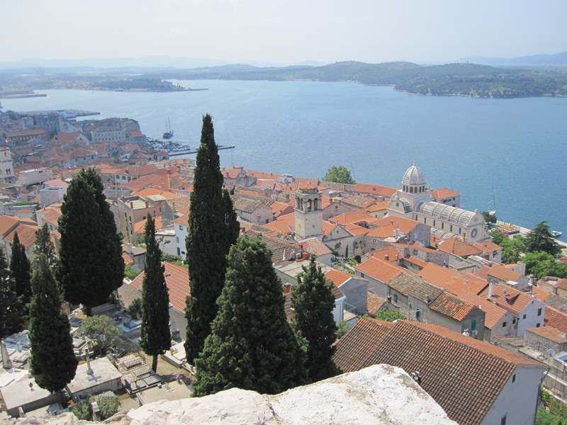 Sibenik havsvy