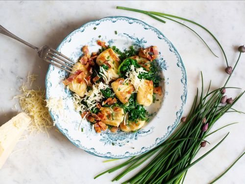 Vårgrön gnocchi med nässlor