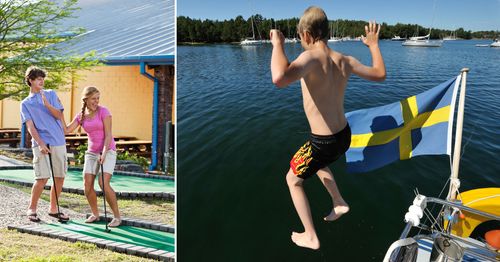 Minigolf, kalla bad och glass i stora lass - känner du igen dig?