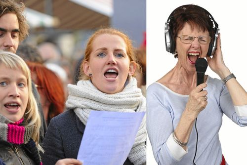 Ett intresse som också är bra för hälsan är att sjunga i kör.