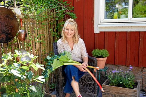 Matkreatören Lisa Lemke älskar sitt liv på den halländska landsbygden.