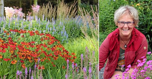 Marie Wändel är trädgårdsmästare med perenner som specialitet.