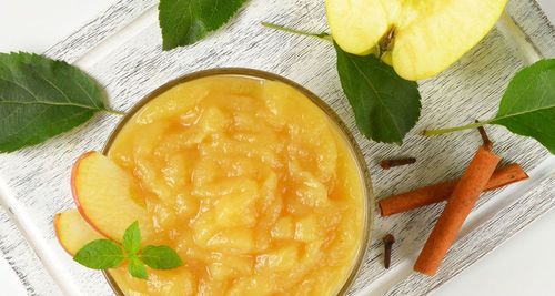 Lyxigt äppelmos med extra mycket smak.