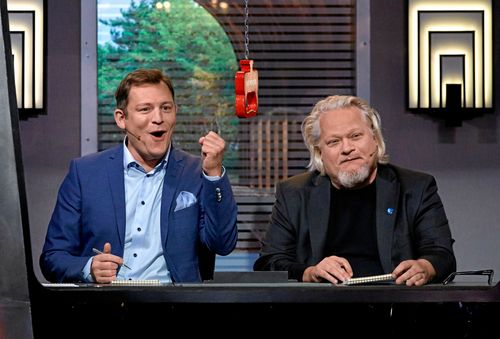 Skådespelarkollegan Eric Ericson och Kjell kompletterar varandra bra i .