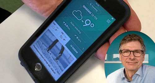 Projektledare Peter Söderquist föredrar själv kallt och soligt väder.