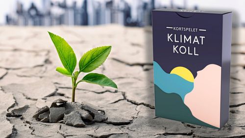 Kortspelet Klimatkoll ska ge spelarna en funderare.