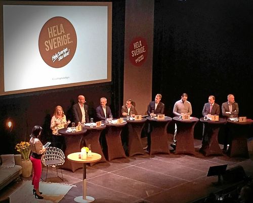 Landsbygden i fokus i partiledardebatten på Landsbygdsriksdagen i Örnsköldsvik.